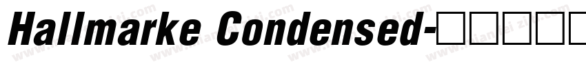 Hallmarke Condensed字体转换